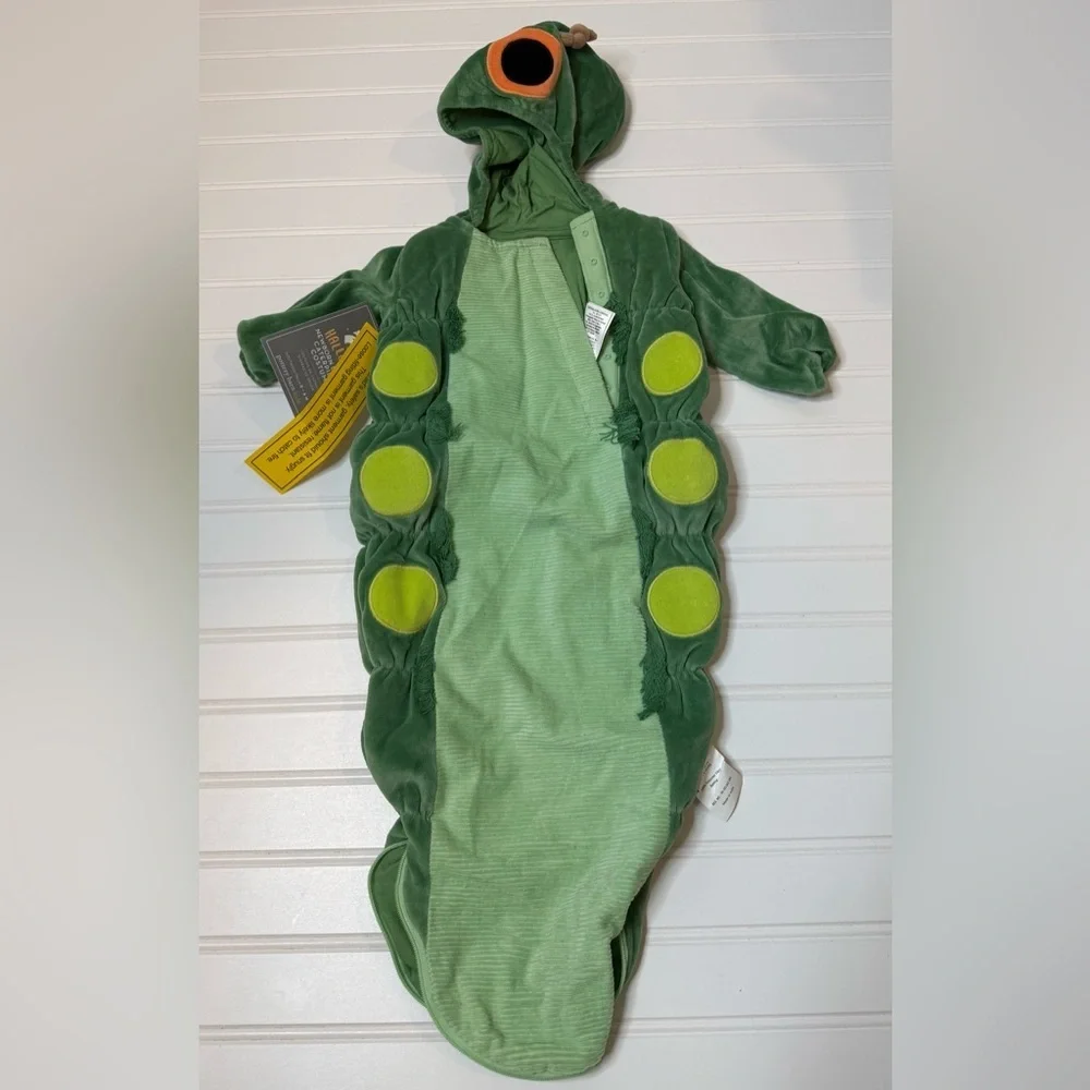 Pottery Barn Kids Baby Caterpillar Bunting Costume Infant 0-6 Mths NEW 1876